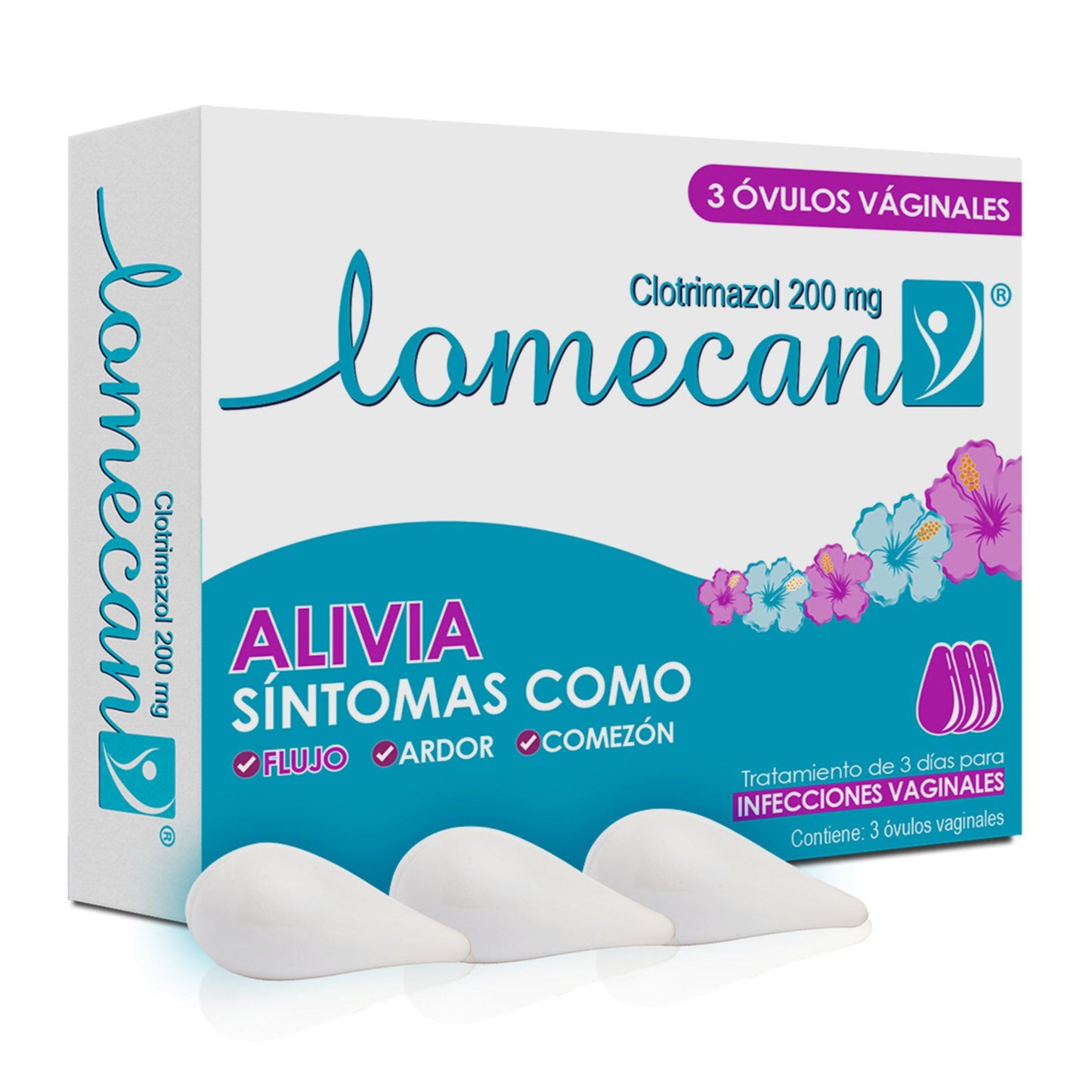 Lomecan 200 Mg Caja 3 Ovulos Vaginal