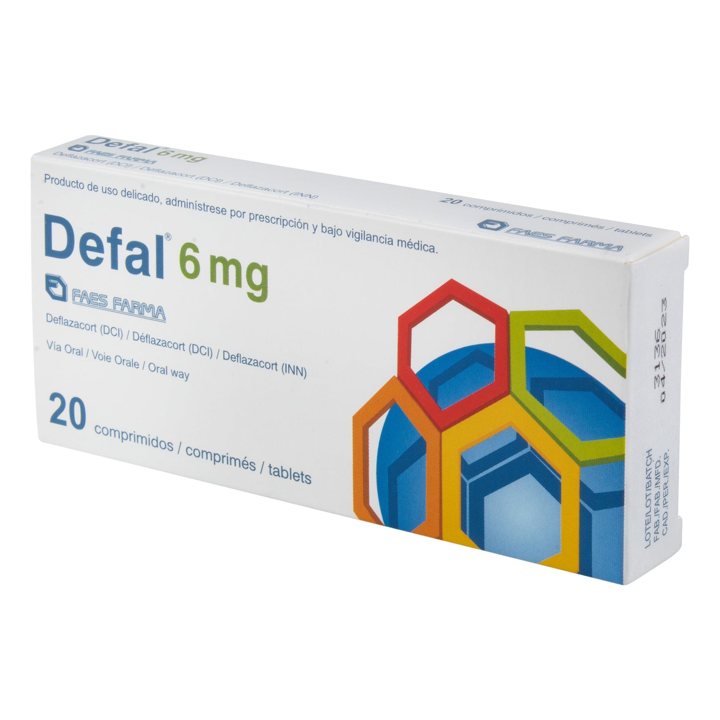 Defal 6 Mg 20 Comprimidos